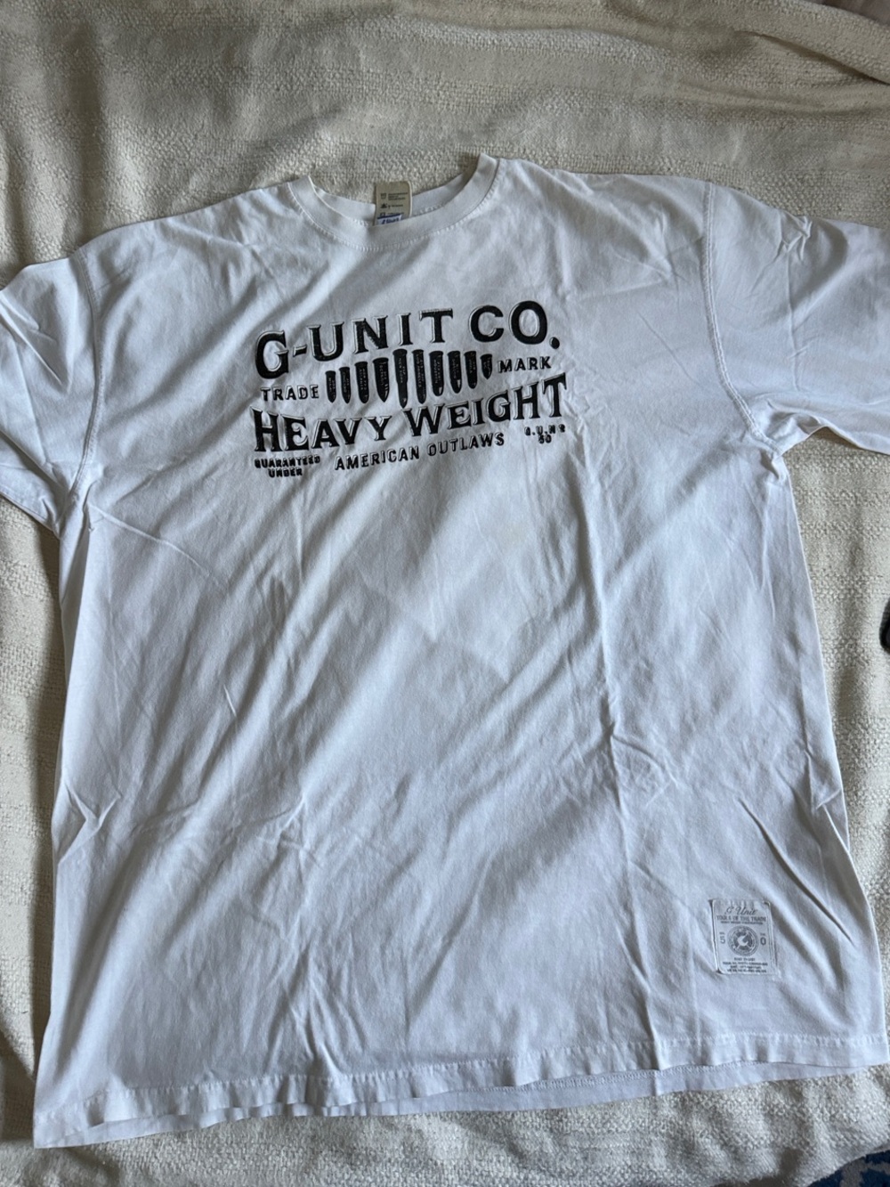 Vintage Y2K G-Unit Heavy Weight Short Sleeve Tee — White